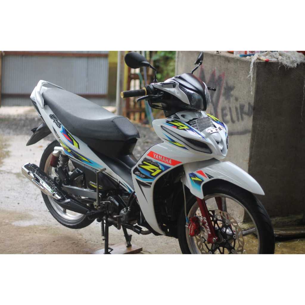 Striping Stiker Sticer Dekal Decal Emblem Printing Aksesoris Motor Yamaha Jupiter Z1 Robot ZBurhan W
