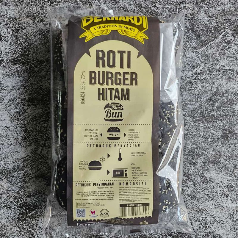 

BERNARDI ROTI BURGER HITAM 6s