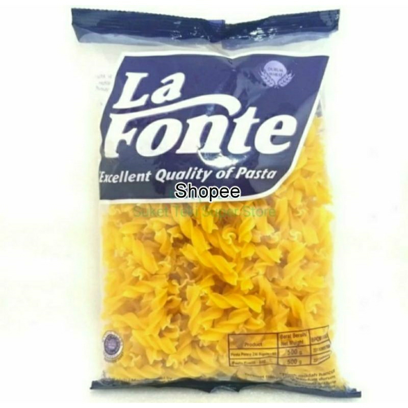 

La Fonte Makaroni Pasta Fusili Spiral 202 500gr