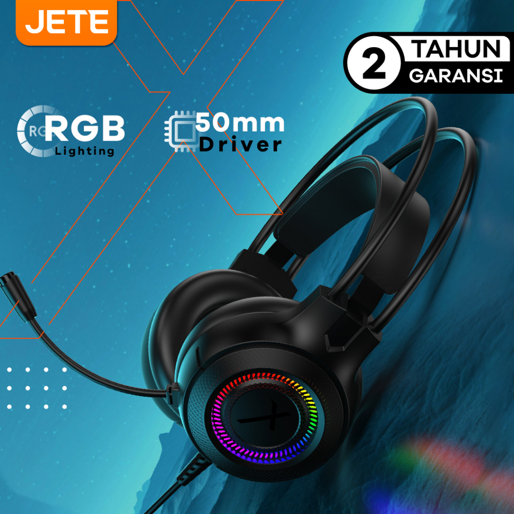 Headphone Headset Gaming with Noise Cancelling JETEX GA7 / GARANSI 2 TAHUN