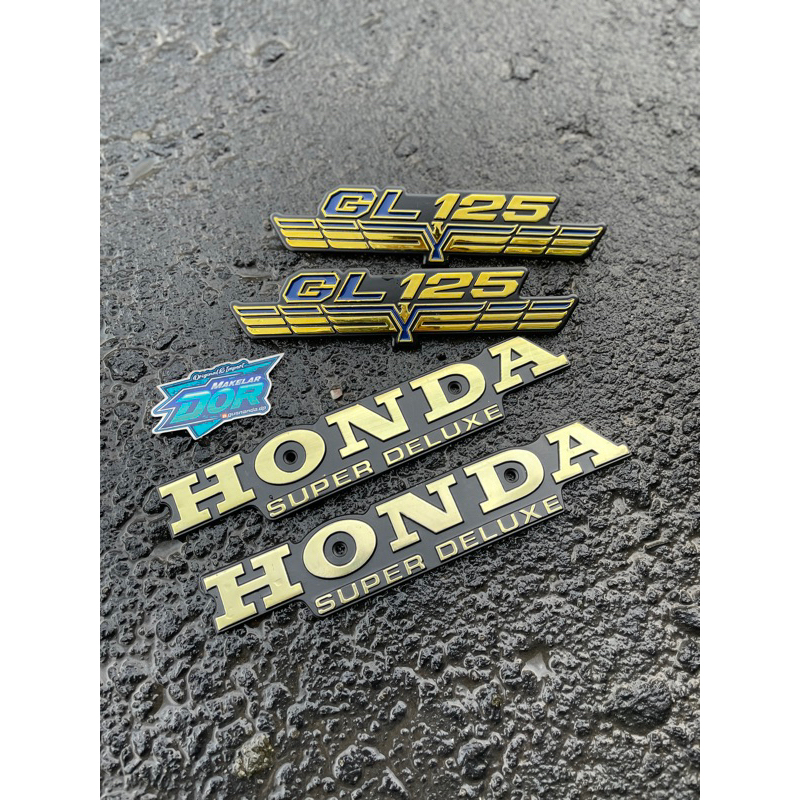 Emblem tangki gl100 emblem tepong gl100 import whellprof