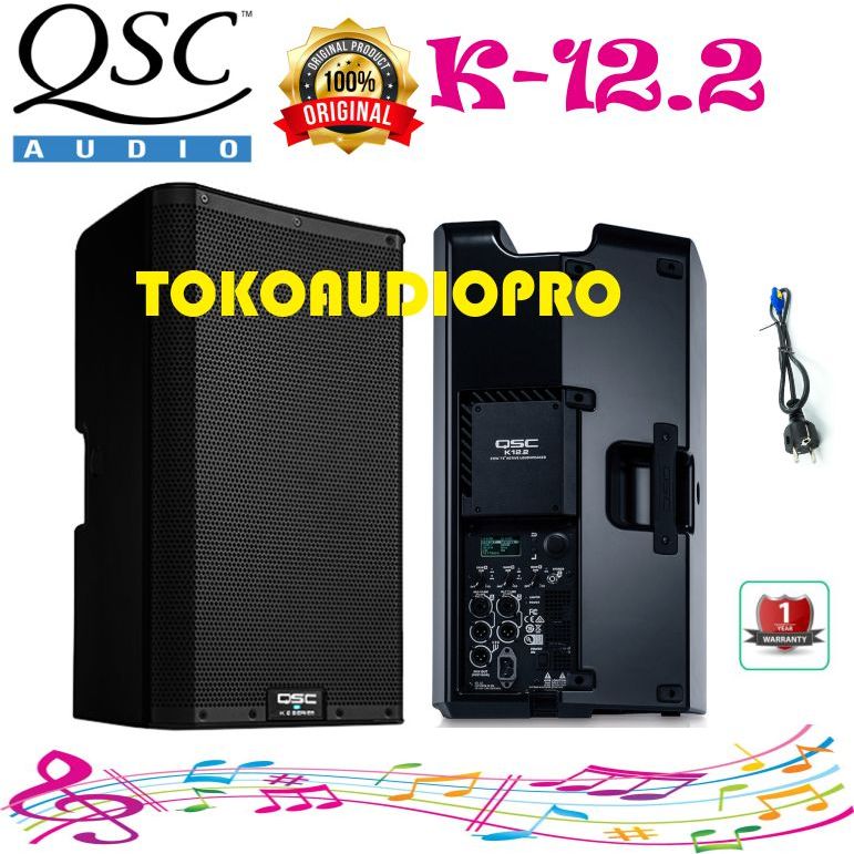 Speaker QSC K12.2 2000W 12-inch Powered Speaker Aktif qsc K-12.2