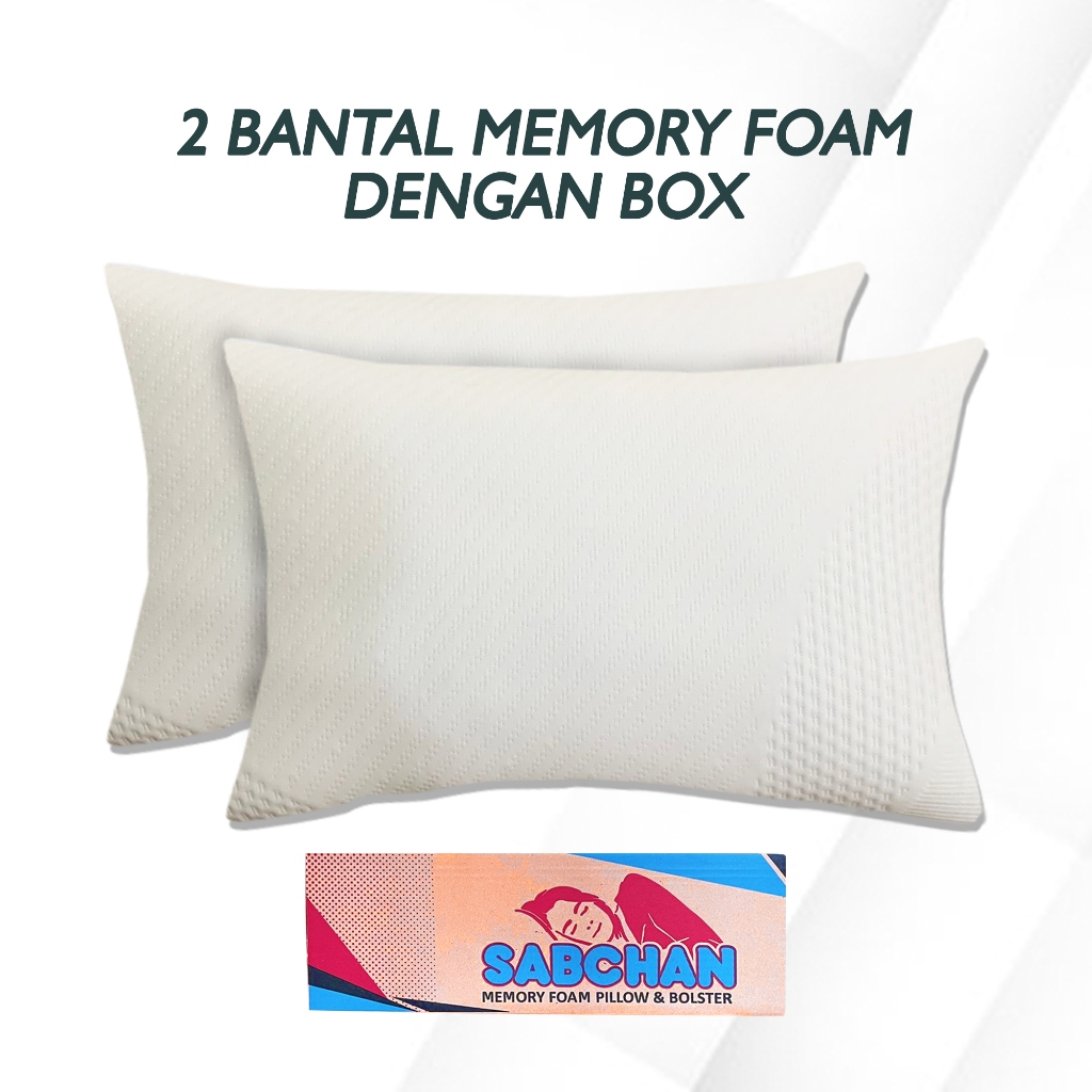 Set Bantal Tidur Hotel Memory Foam Premium (2 Bantal)