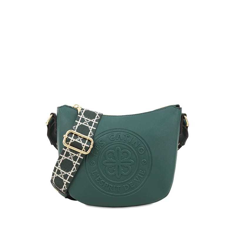 Tas Selempang Les Catino Esprit Saddle Crossbody GREEN