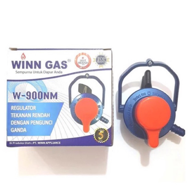 Winn Gas Regulator Gas W-900 NM Double Lock Tanpa Meteran Win Gas