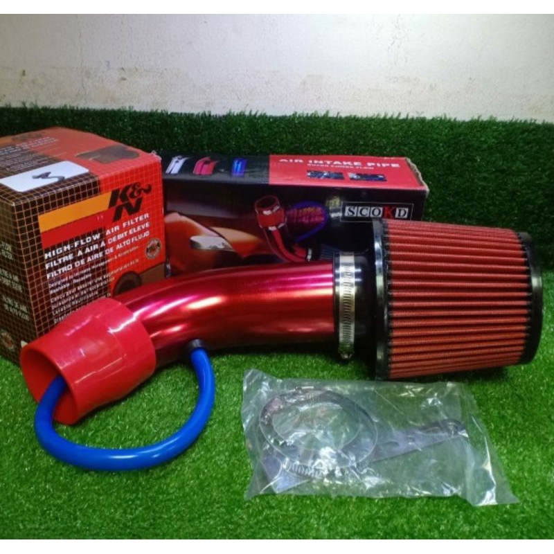 Paket Open Filter Racing Mobil Great Corolla Starlet Civic 3Inch K&N  Dll