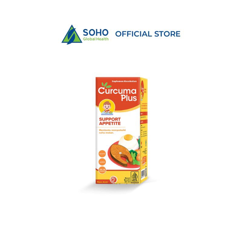 Curcuma Plus Lysine Support Appetite Sirup 60ml