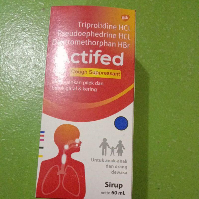 Actifed plus cough suppressant