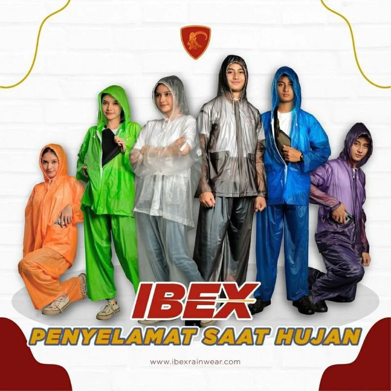 Jas Hujan Jaket Celana TIKTOK Ibex