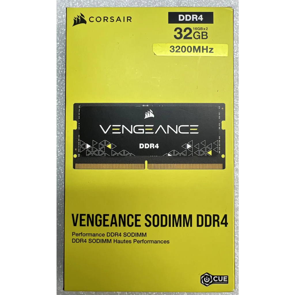 Memory Ram Sodimm CORSAIR VENGEANCE DDR4 32gb ( 2X 16gb ) 2666Mhz