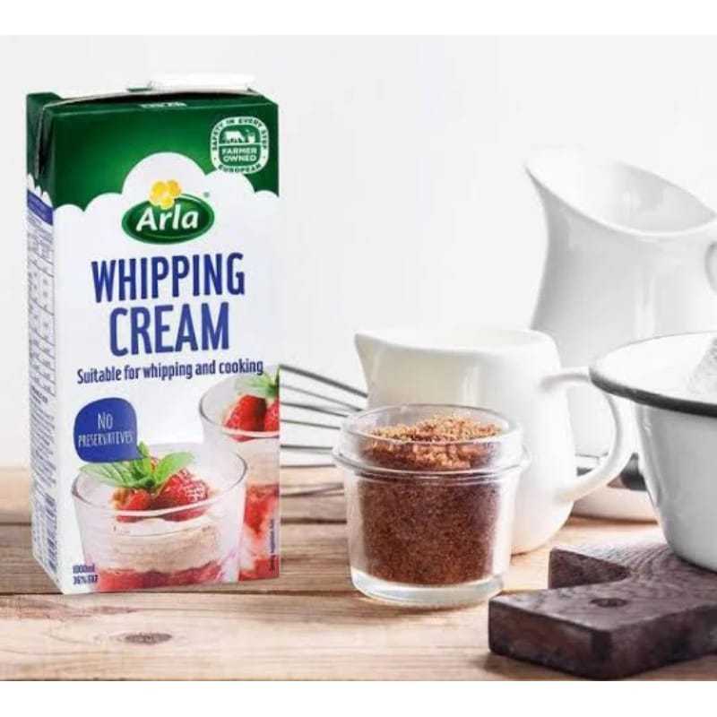 

[Whispers] WHIPPING CREAM ARLA 200ML // WHIP CREAM HALAL 1lt // CLASSIC CREAM CHEESE 150gr