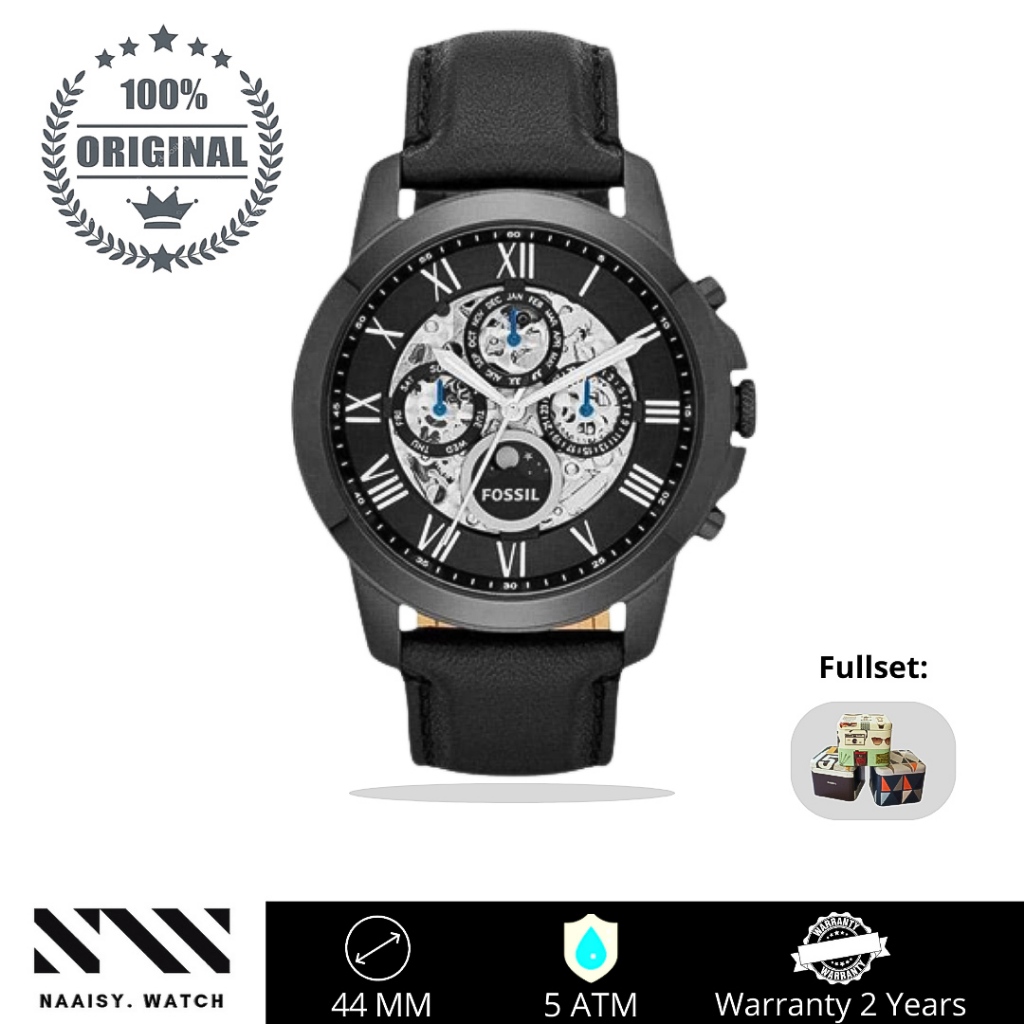 Jam Tangan Fossil Pria Automatic Original ME3028 44mm