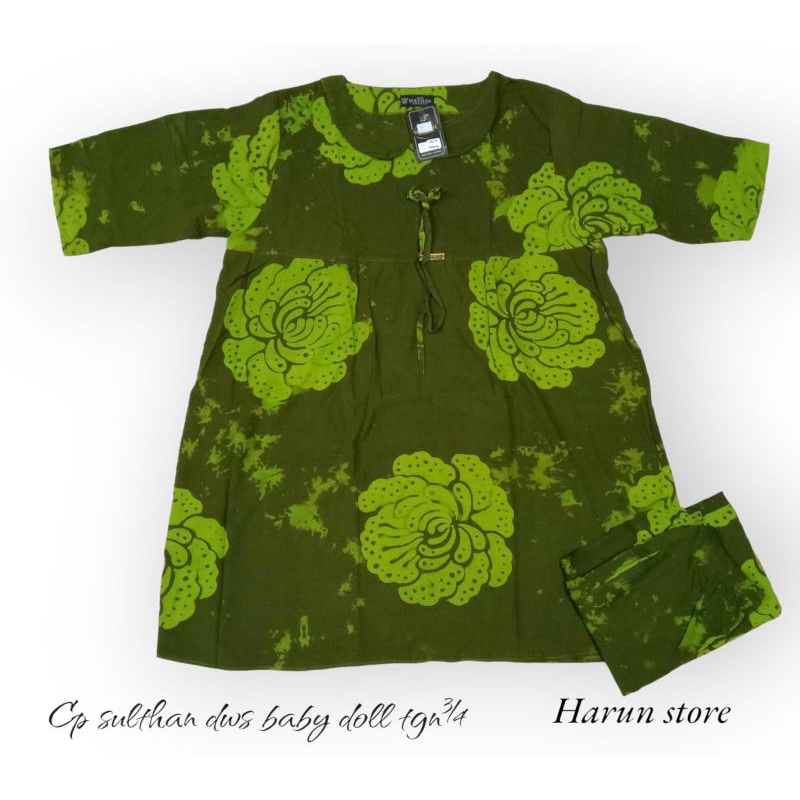 Set batik baby doll sulthan dewasa