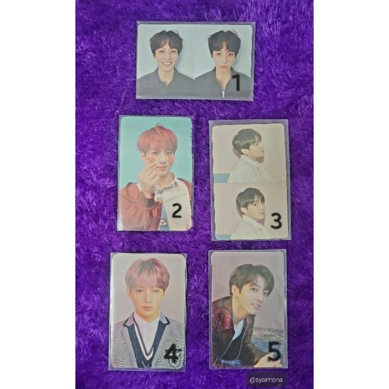 OFFICIAL PHOTOCARD JUNGKOOK - PC JK