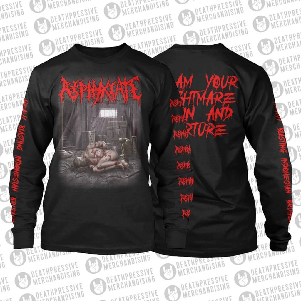 ORIGINAL LONGSLEEVE  ASPHYXIATE - Nightmare