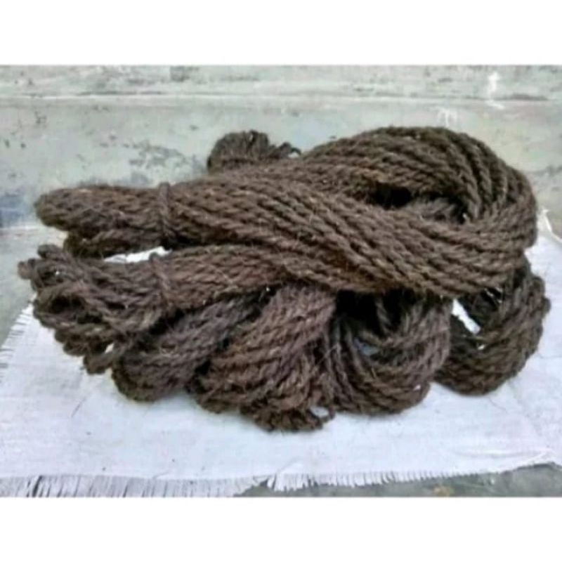 tali tambang ijuk hitam/tali bambu/Gasebo