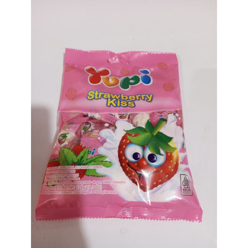 

Yupi Strawberry Kiss 120Gr