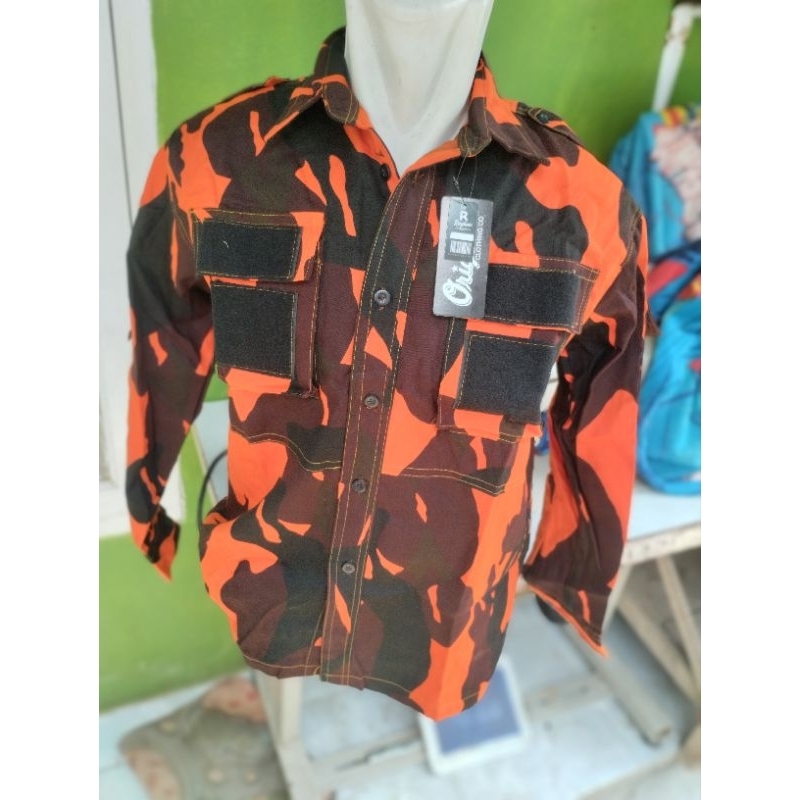 kemeja Hmm pemuda pancasila kemeja taxtikal kemeja loreng ormas