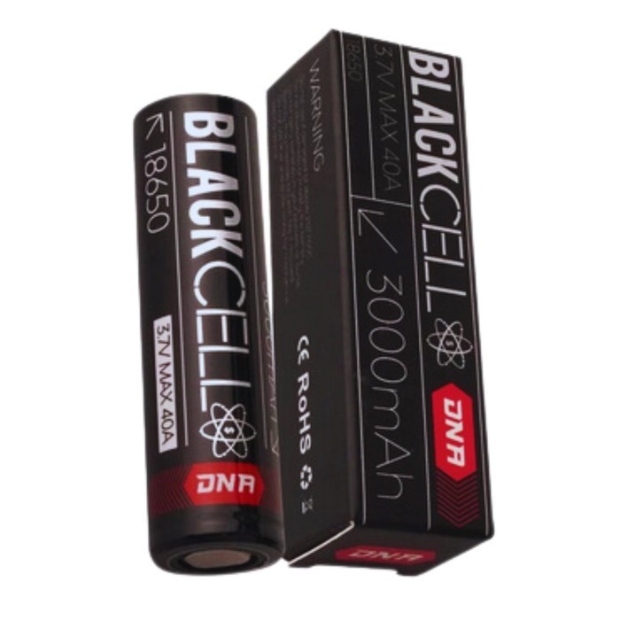 Blackcell DNA RED 18650 Battery Baterai 3000 Mah