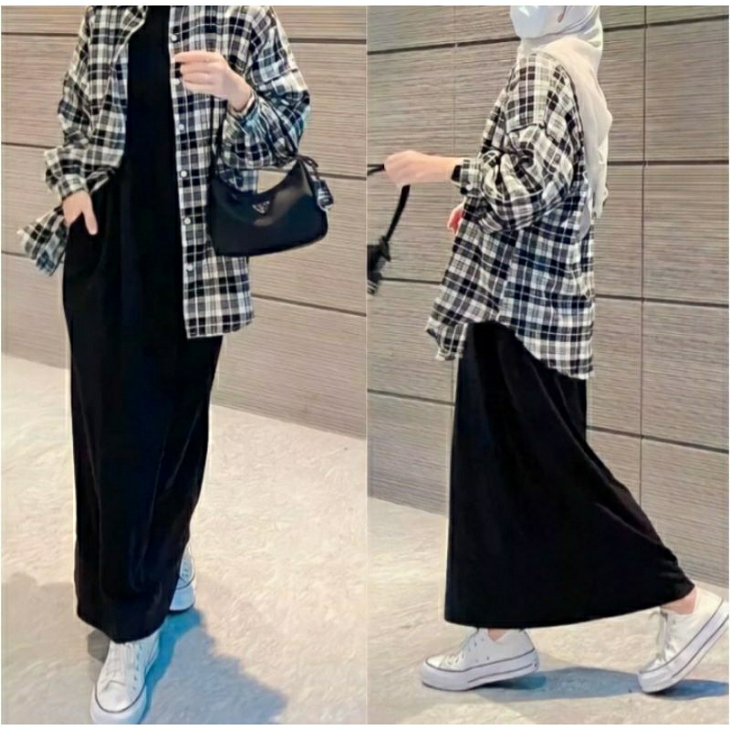 KIMBERLY PREMIUM KEMEJA FLANEL OVERSIZE // KEMEJA FLANEL WANITA