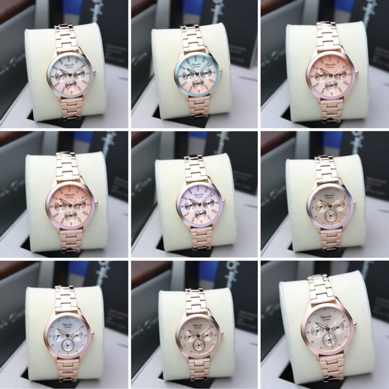 JAM TANGAN WANITA ALEXANDRE CHRISTIE AC2A93/AC 2A93 ORIGINAL