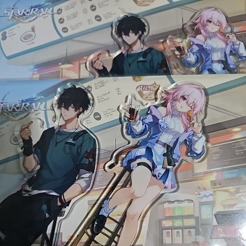 Ready Hsr Honkai star rail convivium Standee danheng march 7 caelus stelle figure collab 2023 limite