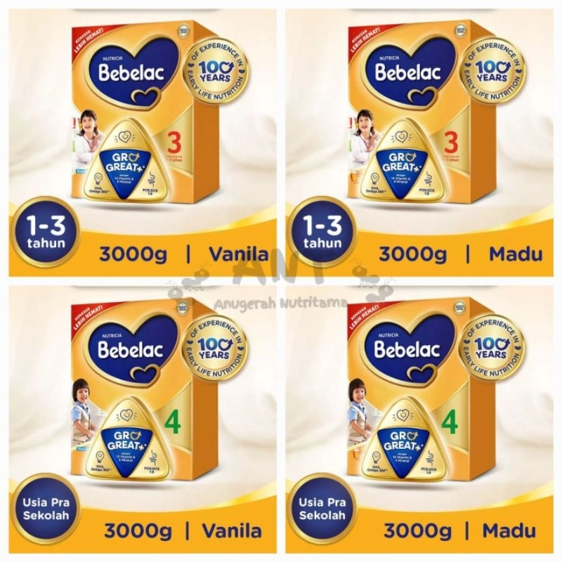 

BEBELAC 3&4 VANILA MADU 3KG