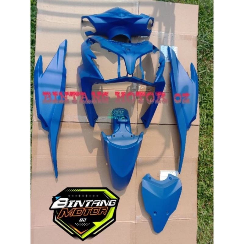 Full body halus Honda Vario 125 fi Kzr old warna biru doff dan glosy