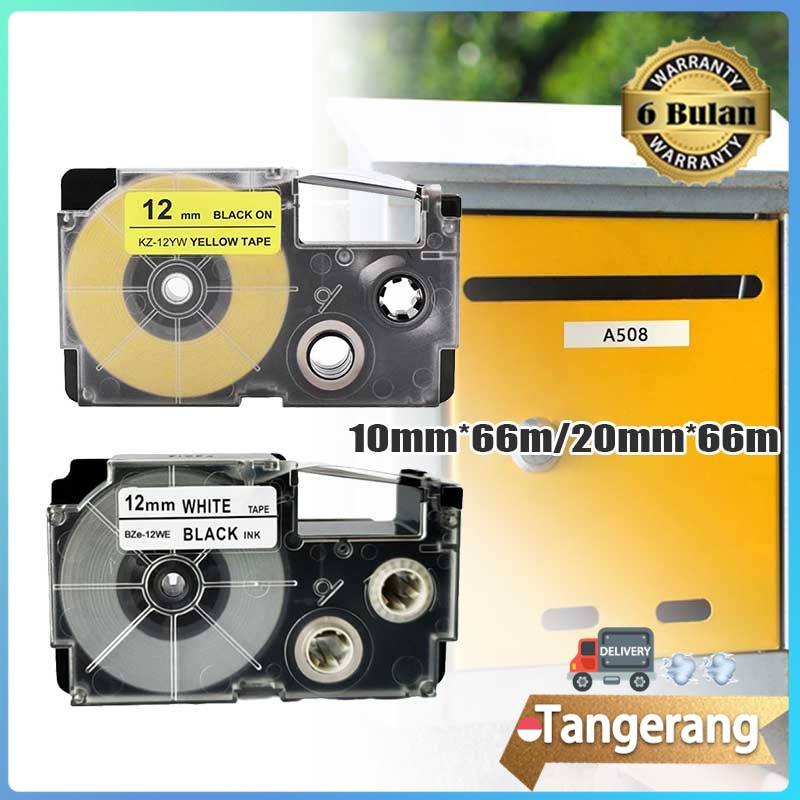 

Label Tape Casio Kertas K-Label Printer EZ Label 9 MM 12MM Compatible Casio Tape Cartridge Bisa