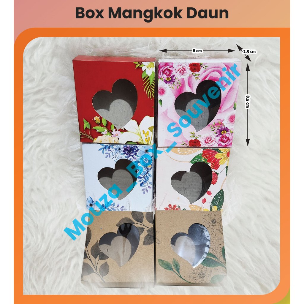 

( 50PCS ) BOX MOTIF UNTUK KEMASAN MANGKOK DAUN