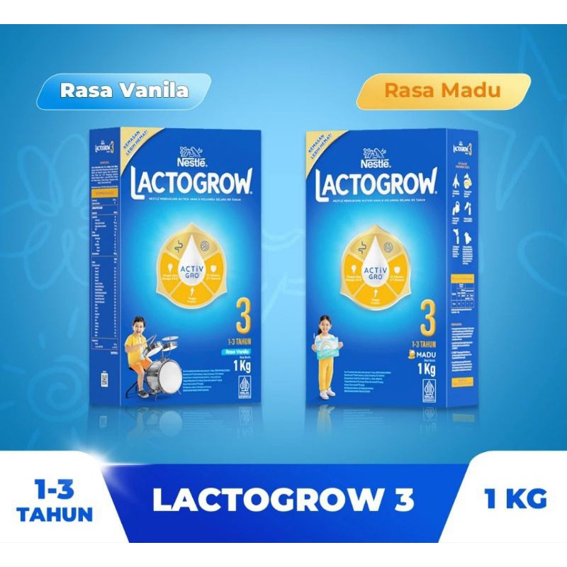 

LACTOGROW 3 1KG Vanilla / Madu