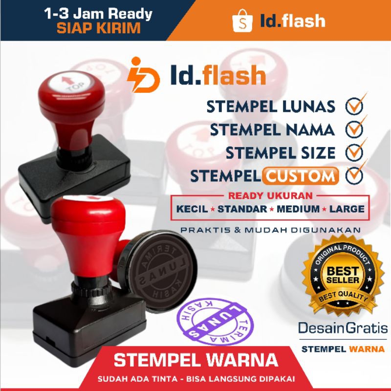

Stempel Warna Murah Bagus Praktis Stempel Flash