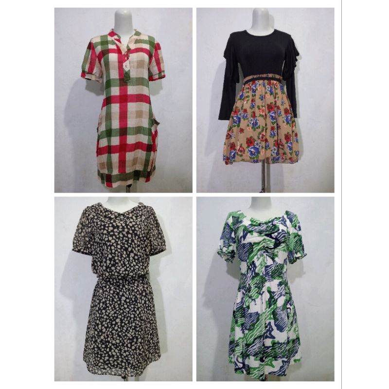 BAJU WANITA,MIDI DRESS/DRESS,DRESS VINTAGE