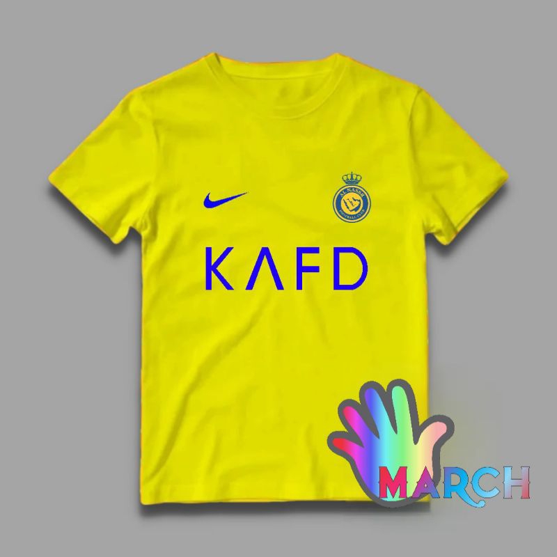 KAOS TSHIRT AL NASSR / KAOS AL NASSR CR7 / KAOS BOLA AL NASSR / KAOS BAJU TSHIRT SPORTY KASUAL / TSH