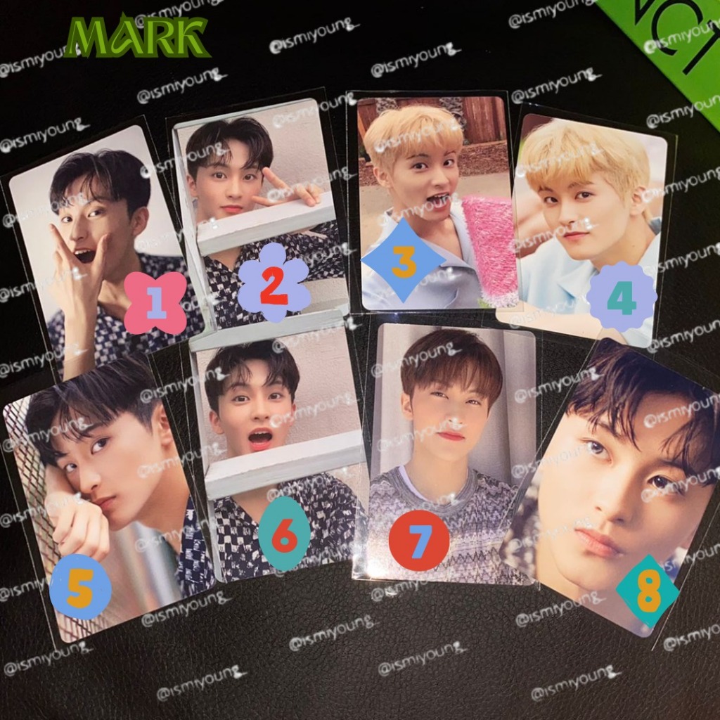 (baca deskripsi) SHARING DICON NCT 127 MARK photocard NCT127