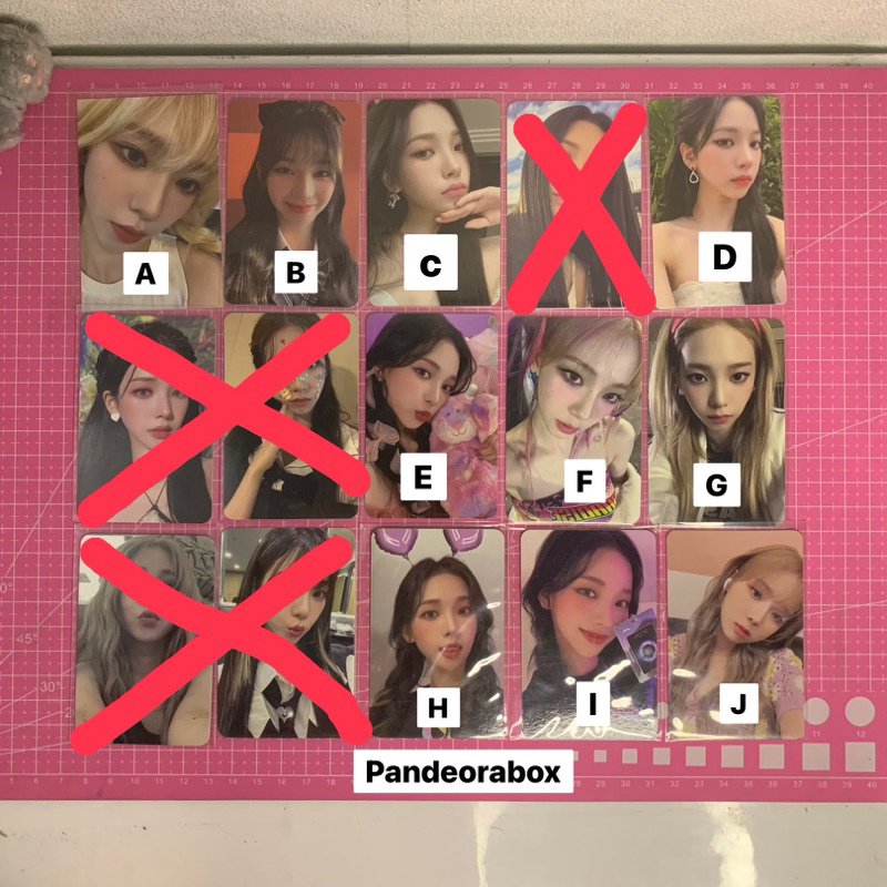 PHOTOCARD AESPA KARINA WINTER POB JAPAN NECKLACE ANNIVERSARY HAIRPIN INTERASIA SMCU PHOTOPACK STARRI