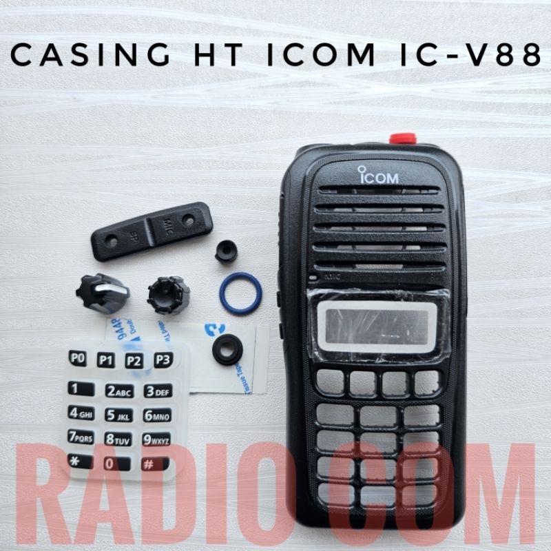 CASING HT ICOM V88 FULL SET KEYPAD HT ICOM IC-V88 CASE HT ICOM V88 PLUS KEYPAD HT ICOM V88