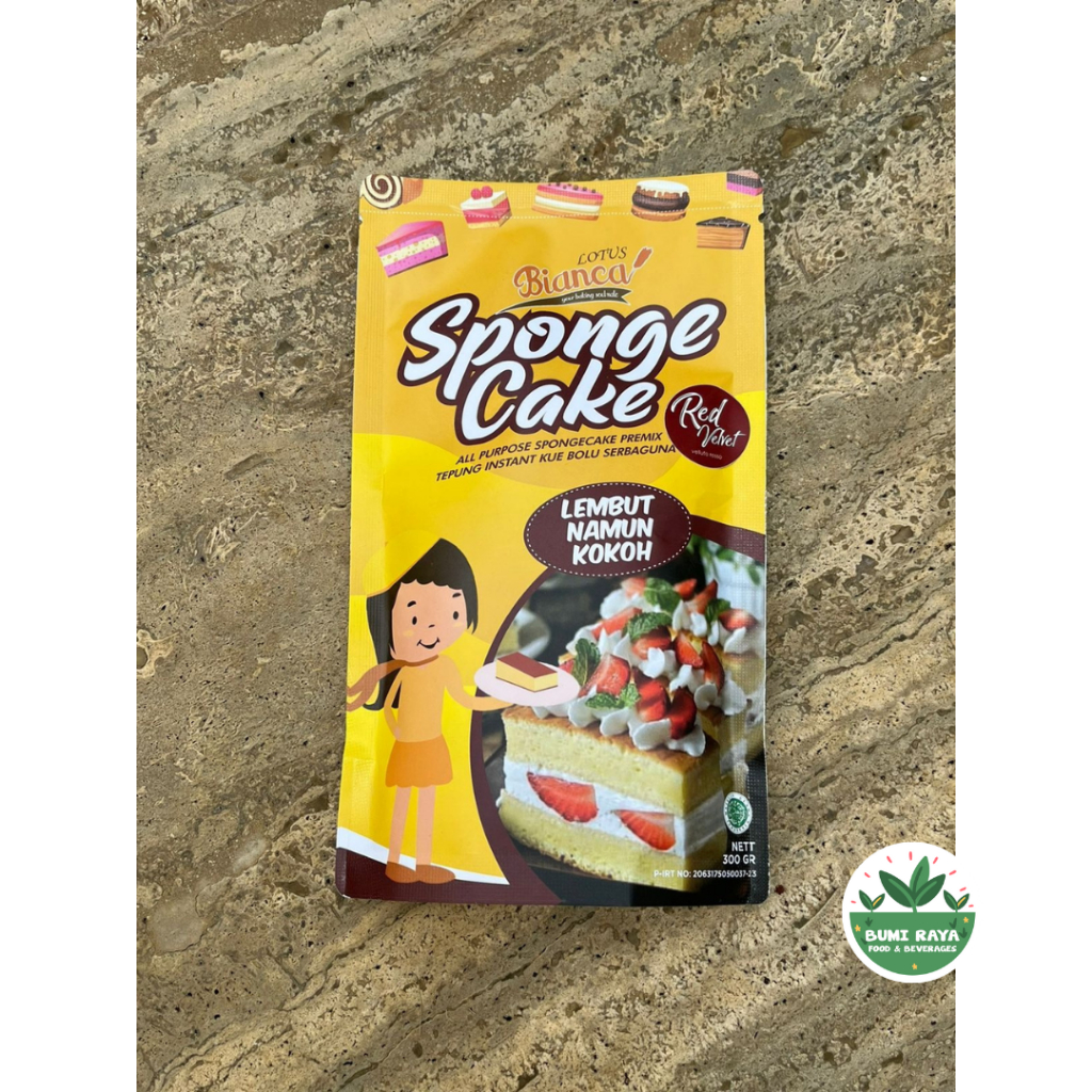 

Bianca Lotus Spongecake Premix Red Velvet