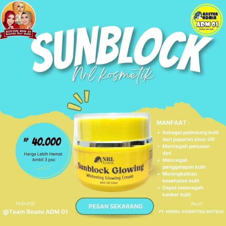 NRL Sunblock glowing Sunblock NRL Sunblok NRL glowing