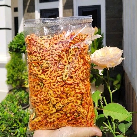 

Kerupuk 88 pedas dau jeruk isi 500gram