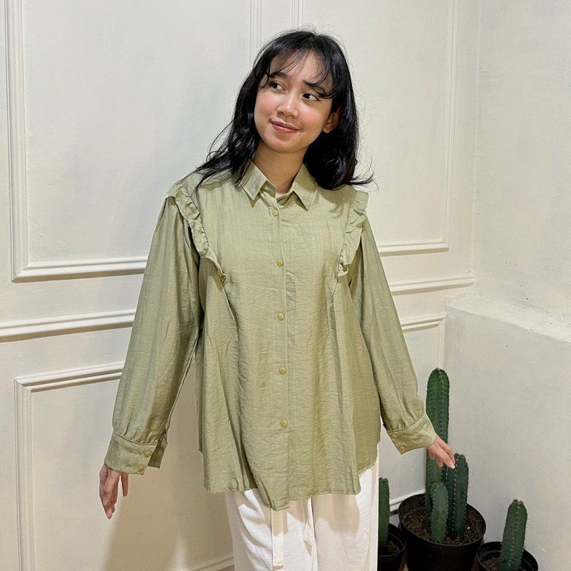 DIBUMICOLLECTION | MOANA SHIRT KEMEJA BLOUSE BASIC