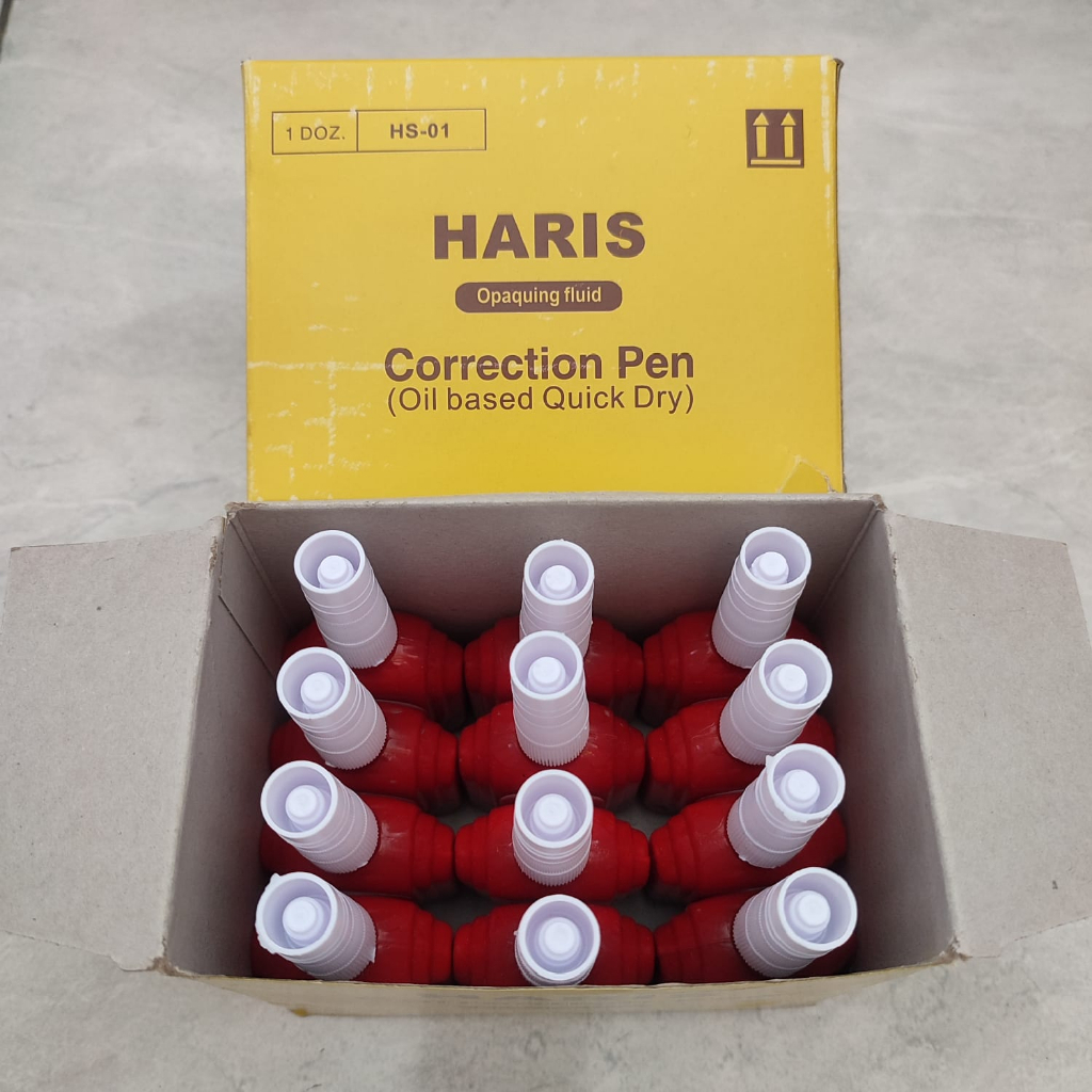 

CORRECTION PEN TIPE X CAIR HARIS ISI 12 PCS