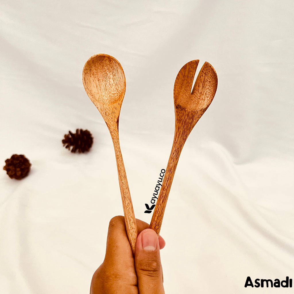 SENDOK KAYU KOREA / SENDOK KOREA SET / SENDOK KAYU SET / SENDOK KAYU MADU / DESSERT
