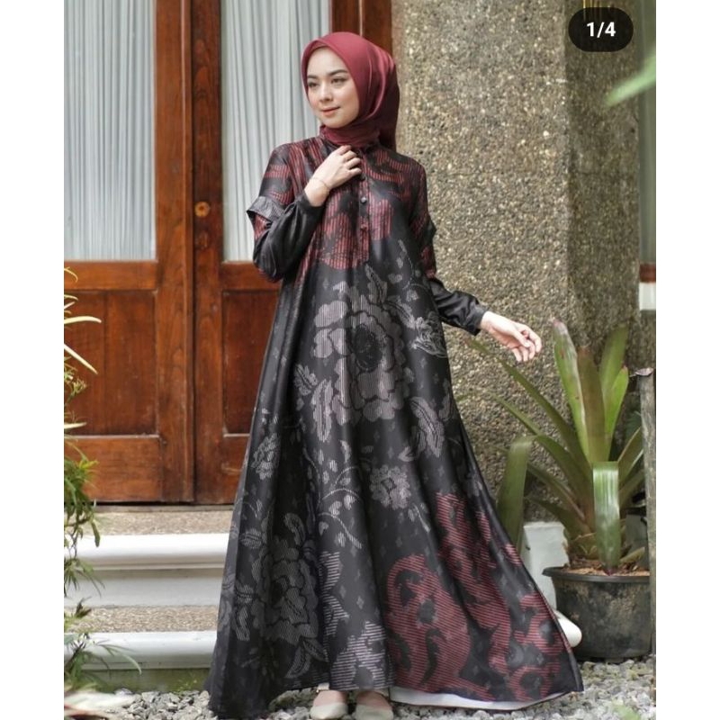 Rohana dress jamila hitam