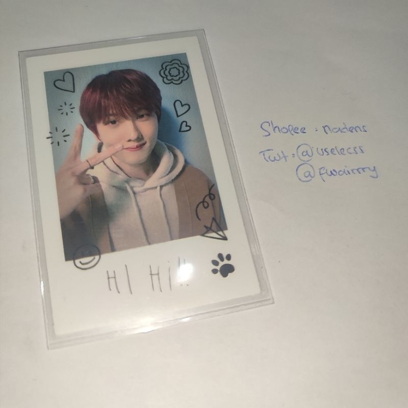 polaroid photocard pc official nct collect book kolbuk nct home jisung js