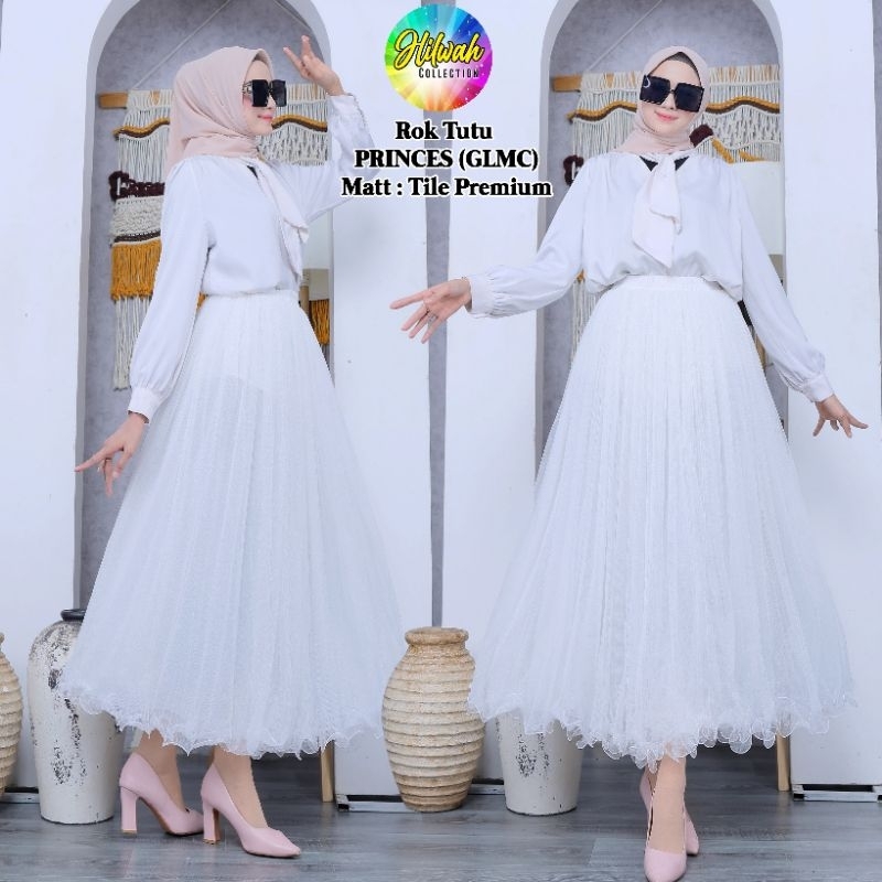 Rok tutu princess tile 3lapis gelombang cinta(highquality)Rok tutu tile premium--Rok tutu tile impor