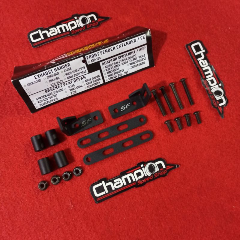 Adaptor Bracket Breket Lampu Kabut Tembak Fog Lamp Street Fender NMAX Old Aerox 155 Old LEXI 125