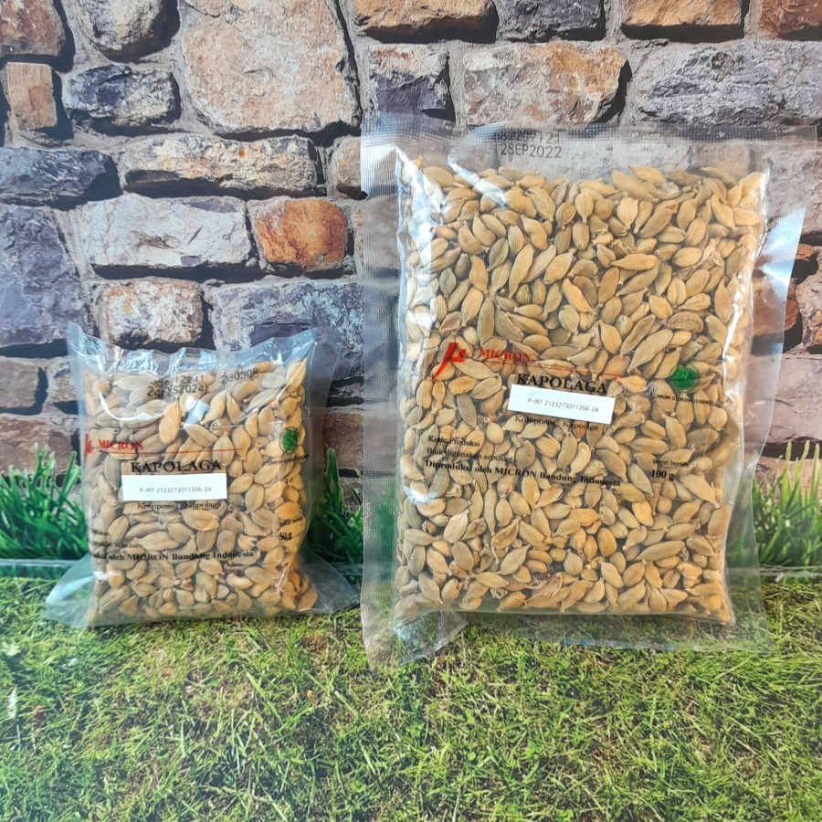 

Bumbu Rempah Samara Micron - Kapolaga hijau utuh/ biji