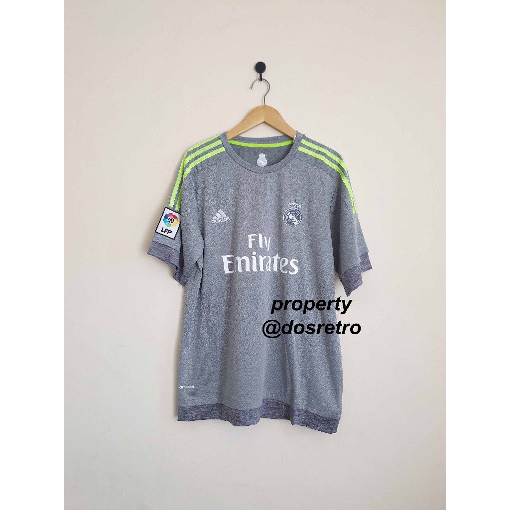 Jersey Retro Rare Real Madrid Away 2015 2016 RONALDO