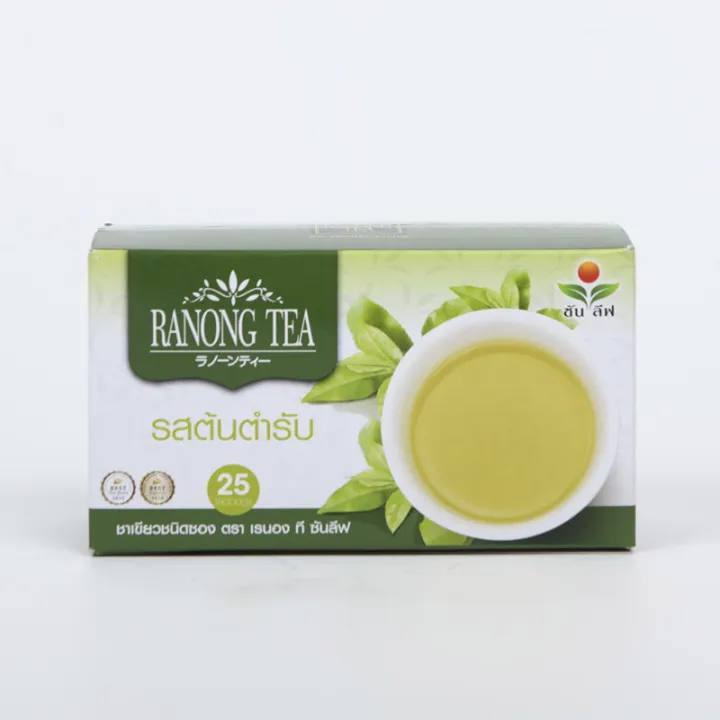 

RANONG TEA SUNLEAF GREEN TEA 25 PCS 50 GRAMS